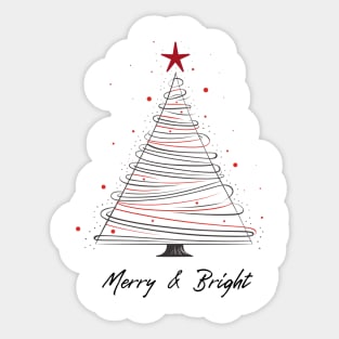 Merry & Bright Sticker